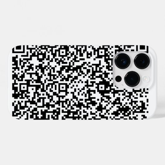 Uw QR-code Scan Grappige iPhone Case Aangepaste kl (Achterkant (horizontaal))