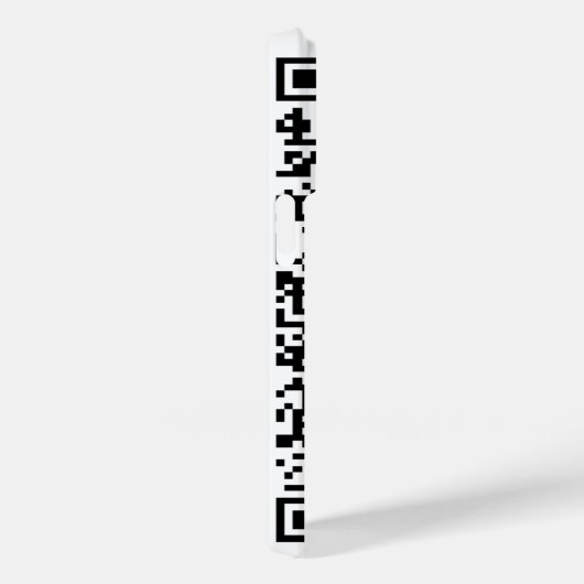 Uw QR-code Scan Grappige iPhone Case Aangepaste kl (Achterkant / Rechts)