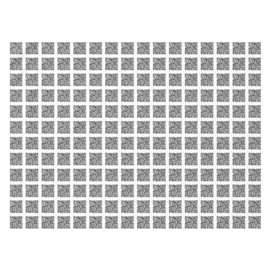 Uw QR Code Scan Info Aangepaste kleuren Tablecload Tafelkleed (Voorkant (Horizontaal))