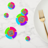 Uw QR Code Scan Info Confetti Voorbeeld (Groep)