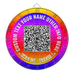 Uw QR Code Scan Info Dart Board met Aangepaste Tek Dartbord