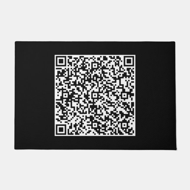 Uw QR Code Scan Info Deurmat - Kies kleuren (Voorkant)