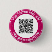 Uw QR Code Scan Info en Aangepaste Tekst Button (Voorkant)