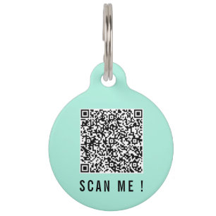 Uw QR Code Scan Info Gepersonaliseerde PET ID Tag Huisdierpenning