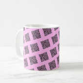 Uw QR Code Scan Info Grappig Mug Gift Aangepaste k Koffiemok (Voorkant links)