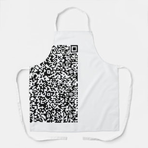 Uw QR-code Scan Info Grappig Schort Aangepaste kle