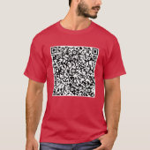 Uw QR Code Scan Info Grappig T-shirt cadeau (Voorkant)