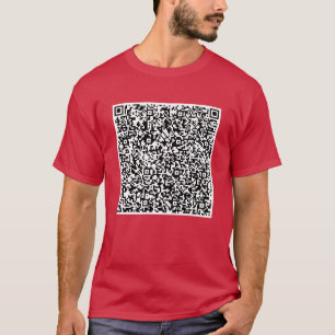 Uw QR Code Scan Info Grappig T-shirt cadeau