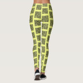 Uw QR Code Scan Info Grappige Leggings Aangepaste (Achterkant)