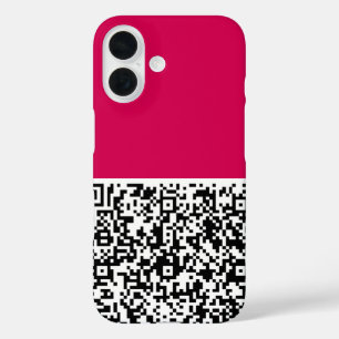 Uw QR Code Scan Info iPhone Case Kies Kleur