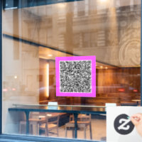 Uw QR Code Scan Info Promotievenster Cling