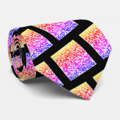 Uw QR Code Scan Info Stropdas met aangepaste kleur (Opgerold)