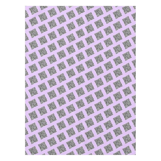 Uw QR Code Scan Info Tafelkleed - Kies kleuren (Voorkant)