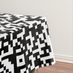 Uw QR Code Scan Info Tafelkleed - Kies kleuren