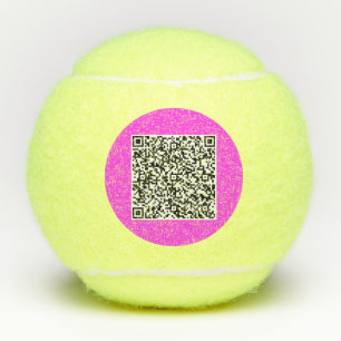 Uw QR-code Scan Info Tennisballen Aangepaste kleur