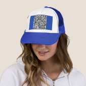 Uw QR Code Scan Info Trucker Hoed Kies Kleur Trucker Pet (In situ)