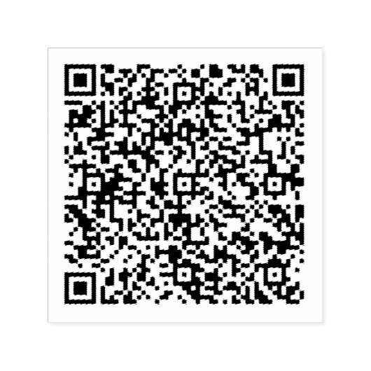 Uw QR Code Scan Info Zelfinktstempel Sjabloon Zelfinktende Stempel (Design)