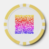 Uw QR Code Scan Poker Chips - Kies kleuren (Voorkant)