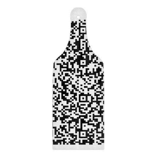 Uw QR-code scan snijplank - Kies kleur (Voorkant)