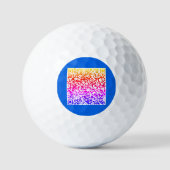 Uw QR-code scan stempel golfballen - kies kleur (Voorkant)
