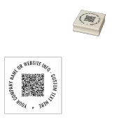 Uw QR-code scaninfo aangepaste tekst stempel voorb (Gestempeld)