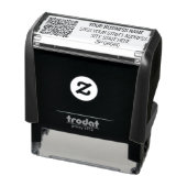 Uw QR-code scaninfo adres Zelfinkkend stempel (Product)
