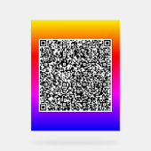 Uw QR-code scaninfo gepersonaliseerd acryl teken Bord (Voorkant)