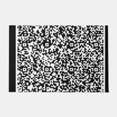 Uw QR-code scaninfo Gepersonaliseerde deurmat (Voorkant)