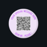 Uw QR code scaninfo gepersonaliseerde magneet cade<br><div class="desc">Kies Kleuren en Lettertype - Magneet met Uw Speciale QR Code Info en Aangepaste Tekst Gepersonaliseerde Moderne Magneten Gift - Voeg Uw QR Code - Afbeelding of Logo - foto / Tekst - Naam of andere info / bericht - Formaat wijzigen en Verplaatsen of Verwijderen / Elements toevoegen - Afbeelding...</div>