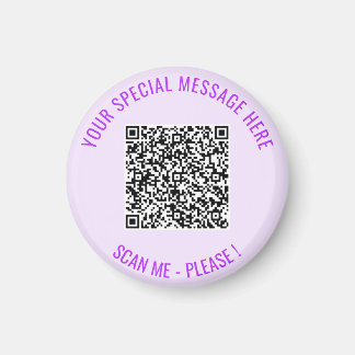 Uw QR code scaninfo gepersonaliseerde magneet cade