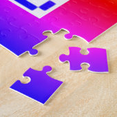 Uw QR-code scaninfo gepersonaliseerde puzzel Legpuzzel (Zijkant)