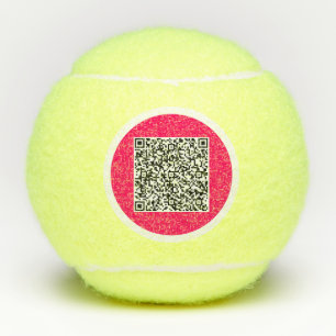 Uw QR-code scaninfo gepersonaliseerde tennisballen