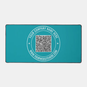 Uw QR-code scaninfo tekst en aangepaste kleuren Bureaumat