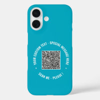 Uw QR-code Scaninformatie Aangepaste tekst en kleu