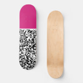 Uw QR Code Scannen Info Aangepaste kleuren skatebo Persoonlijk Skateboard (Voorkant)