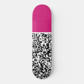Uw QR Code Scannen Info Aangepaste kleuren skatebo Persoonlijk Skateboard (Voorkant)