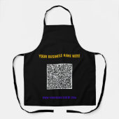 Uw QR Code Schort met aangepaste tekst en kleuren (Voorkant)