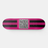 Uw QR Code Skateboard Sjabloon Aangepaste kleur (Horizontaal)
