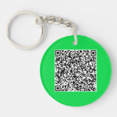 Uw QR Code Sleutelhanger aangepaste kleuren aanpas (Voorkant)