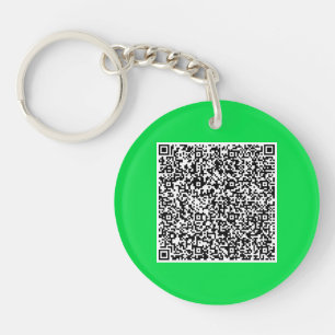 Uw QR Code Sleutelhanger aangepaste kleuren aanpas