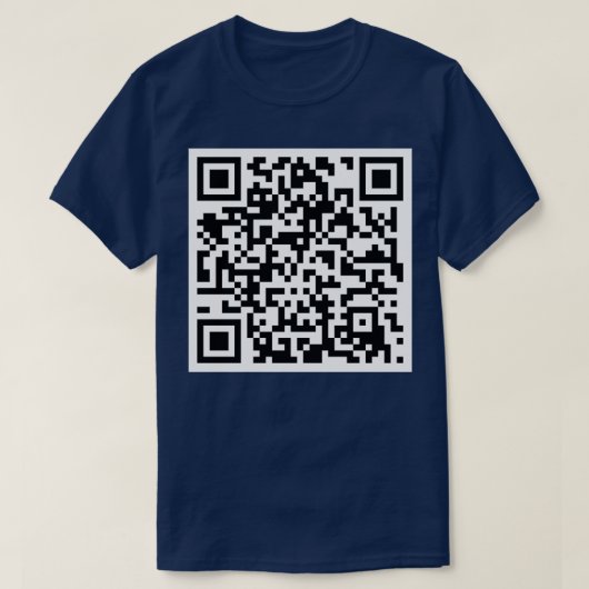 Uw QR-code T-shirt (Design voorkant)