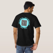 Uw QR Code T-shirt met aangepaste tekst en kleuren (Achterkant volledig)