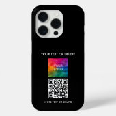 Uw QR-code Upload Business Company Logo naar Case-Mate iPhone Case (Achterkant)