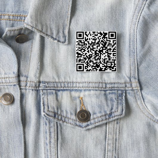 Uw QR-code Vierkante Button 5,1 Cm (In situ)