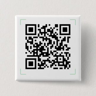 Uw QR-code Vierkante Button 5,1 Cm