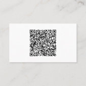 Uw QR Code Visitekaartje Aangepaste kleur en lette (Achterkant)