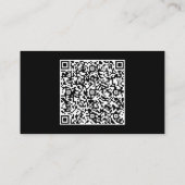Uw QR-code Visitekaartje Voorbeeld aangepaste teks (Achterkant)