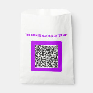 Uw QR-code voorkeurstas voorbeeld met aangepaste t Bedankzakje