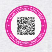 Uw QR-code Zakelijke Productlabels Sjabloon Labels (Design 1)