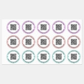 Uw QR-code zakelijke productlabelsjabloon Labels (Vel)